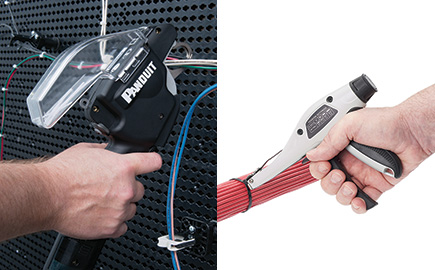 image of panduit cable tie installation tools